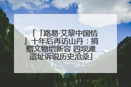 「路易·艾黎中国情」十年后再访山丹：捐赠文物增新容 四坝滩遗址诉说历史沧桑