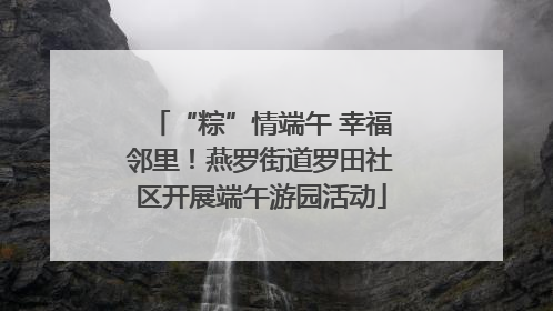 “粽”情端午 幸福邻里！燕罗街道罗田社区开展端午游园活动