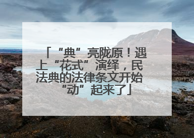 “典”亮陇原！遇上“花式”演绎，民法典的法律条文开始“动”起来了