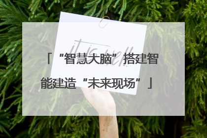 “智慧大脑”搭建智能建造“未来现场”