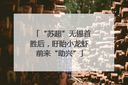 “苏超”无锡首胜后，盱眙小龙虾前来“助兴”