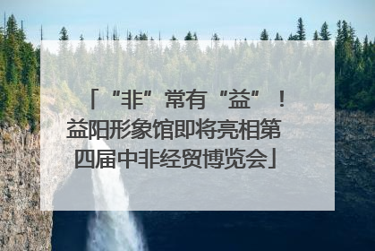 “非”常有“益”！益阳形象馆即将亮相第四届中非经贸博览会