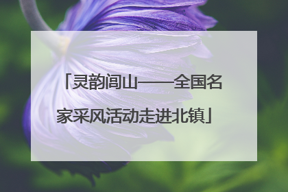 灵韵闾山——全国名家采风活动走进北镇