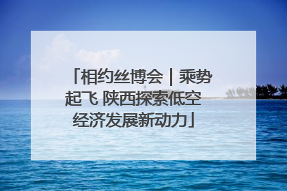 相约丝博会｜乘势起飞 陕西探索低空经济发展新动力