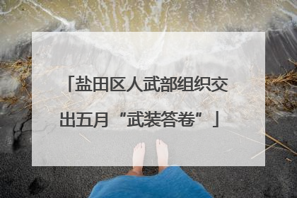 盐田区人武部组织交出五月“武装答卷”