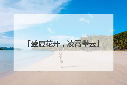 盛夏花开，凌霄攀云