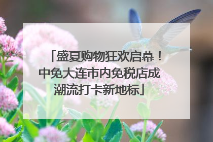 盛夏购物狂欢启幕！中免大连市内免税店成潮流打卡新地标
