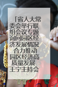省人大常委会举行联组会议专题询问园区经济发展情况 合力推动园区经济高质量发展 王宁主持会议并讲话 王予波带队到会应询