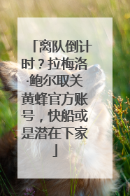 离队倒计时？拉梅洛·鲍尔取关黄蜂官方账号，快船或是潜在下家