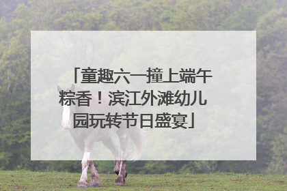 童趣六一撞上端午粽香！滨江外滩幼儿园玩转节日盛宴