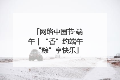 网络中国节·端午｜“香”约端午 “粽”享快乐