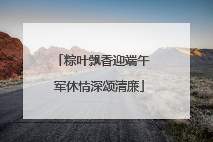 粽叶飘香迎端午 军休情深颂清廉