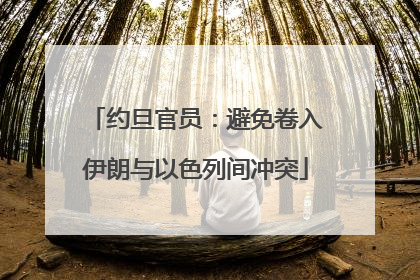 约旦官员：避免卷入伊朗与以色列间冲突