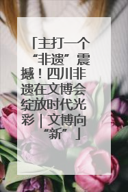 主打一个“非遗”震撼！四川非遗在文博会绽放时代光彩｜文博向“新”