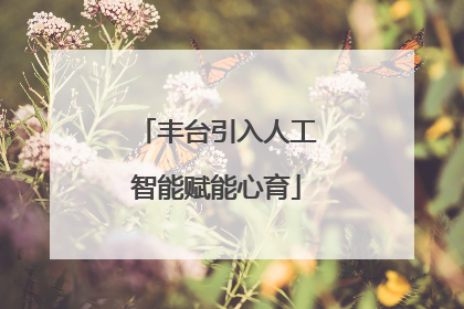 丰台引入人工智能赋能心育