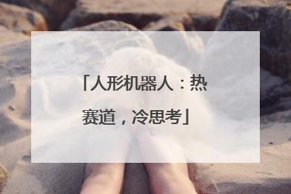 人形机器人：热赛道，冷思考