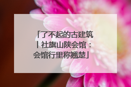 了不起的古建筑丨社旗山陕会馆：会馆行里称翘楚