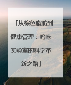 从棕色脂肪到健康管理：呜咔实验室的科学革新之路