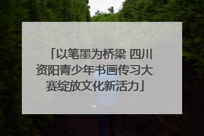 以笔墨为桥梁 四川资阳青少年书画传习大赛绽放文化新活力