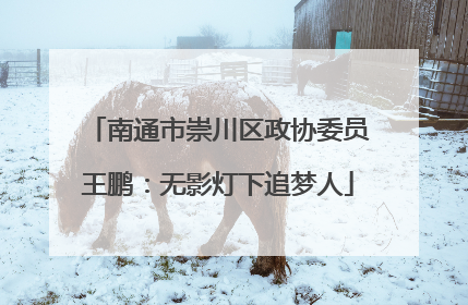 南通市崇川区政协委员王鹏：无影灯下追梦人