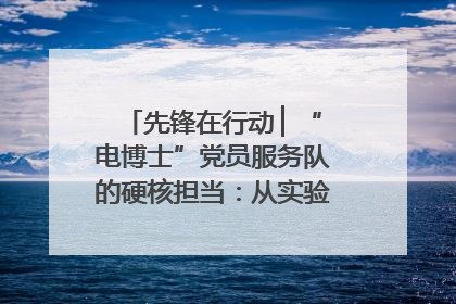 先锋在行动 ▏“电博士”党员服务队的硬核担当：从实验室到抗洪一线