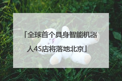 全球首个具身智能机器人4S店将落地北京