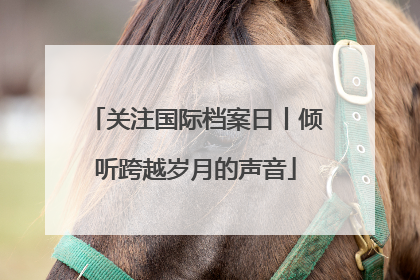 关注国际档案日丨倾听跨越岁月的声音