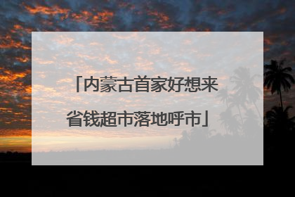 内蒙古首家好想来省钱超市落地呼市