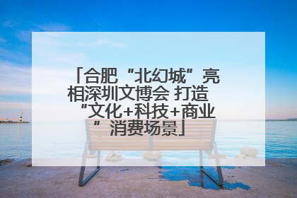 合肥“北幻城”亮相深圳文博会 打造“文化+科技+商业”消费场景