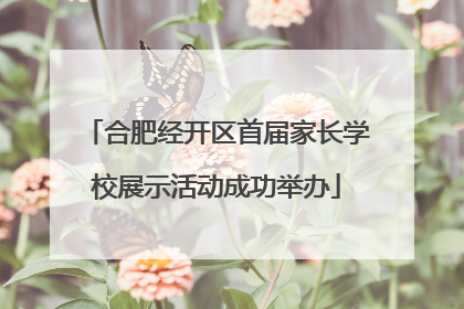 合肥经开区首届家长学校展示活动成功举办