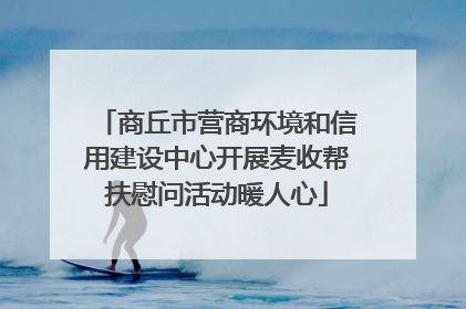 商丘市营商环境和信用建设中心开展麦收帮扶慰问活动暖人心