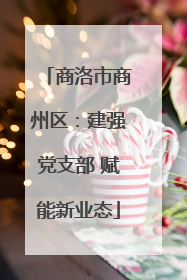 商洛市商州区：建强党支部 赋能新业态