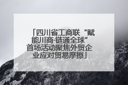 四川省工商联“赋能川商·链通全球”首场活动聚焦外贸企业应对贸易摩擦
