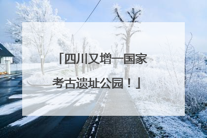 四川又增一国家考古遗址公园！