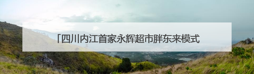 四川内江首家永辉超市胖东来模式调改店开业 7月底全国调改门店或将突破150家丨新经济观察