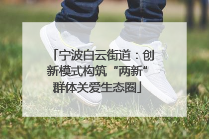 宁波白云街道：创新模式构筑“两新”群体关爱生态圈