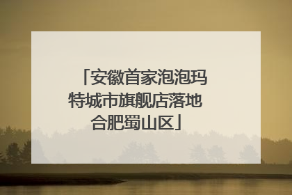 安徽首家泡泡玛特城市旗舰店落地合肥蜀山区