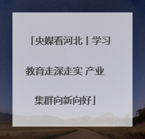 央媒看河北丨学习教育走深走实 产业集群向新向好