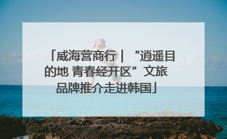 威海营商行｜“逍遥目的地 青春经开区”文旅品牌推介走进韩国