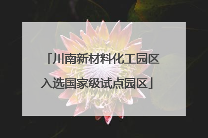 川南新材料化工园区入选国家级试点园区
