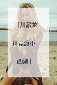 川派龙舟竞渡小西湖