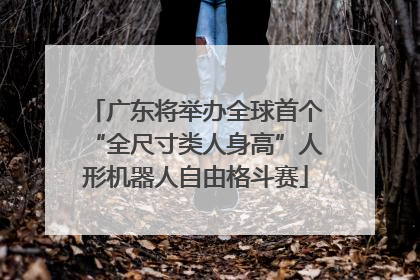 广东将举办全球首个“全尺寸类人身高”人形机器人自由格斗赛