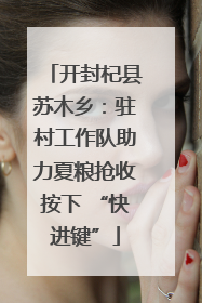 开封杞县苏木乡：驻村工作队助力夏粮抢收按下 “快进键”