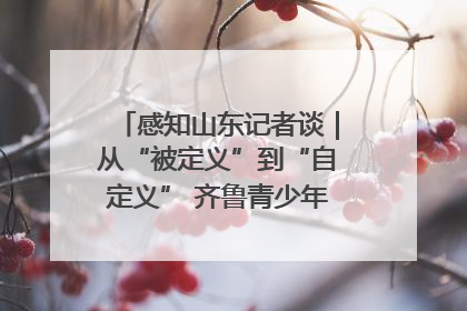 感知山东记者谈｜从“被定义”到“自定义” 齐鲁青少年书写时代新篇