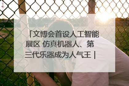文博会首设人工智能展区 仿真机器人、第三代乐器成为人气王｜文博向“新”