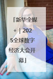 新华全媒+｜2025全球数字经济大会开幕