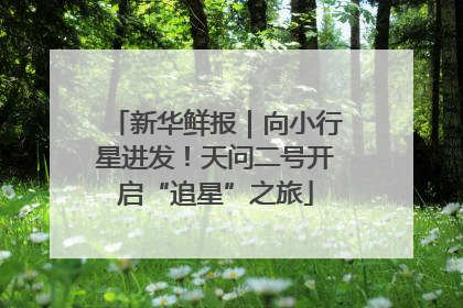 新华鲜报｜向小行星进发！天问二号开启“追星”之旅