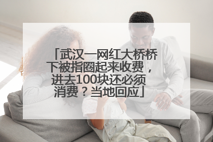 武汉一网红大桥桥下被指圈起来收费，进去100块还必须消费？当地回应