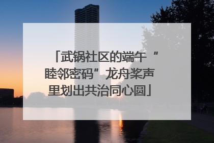 武锅社区的端午“睦邻密码”龙舟桨声里划出共治同心圆