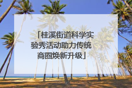桂溪街道科学实验秀活动助力传统商圈焕新升级
